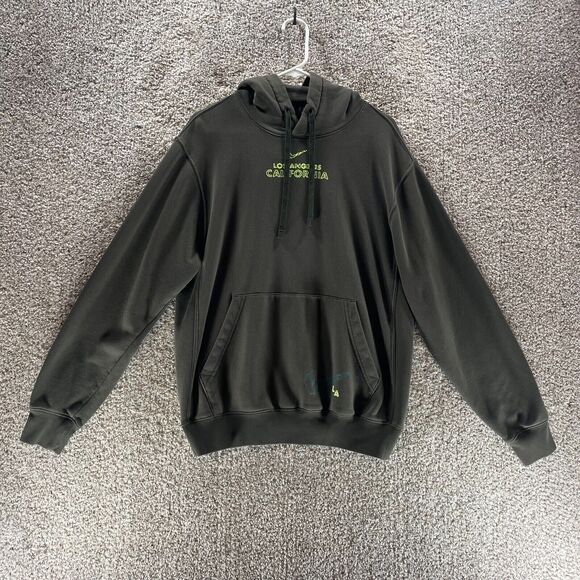Nike Hoodie Sweatshirt Mens Small Gray Pullover LA California Los Angeles Adult - Picture 1 of 16